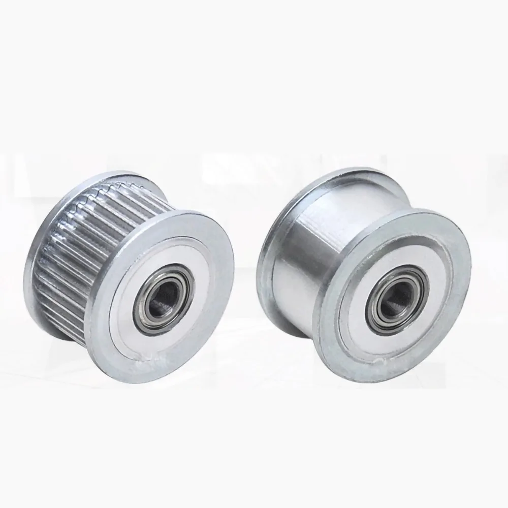 tooth width: 16mm, with tooth; bore: 3mm 5M 15Teeth Idler Timing Pulley 3mm Bore 5mm Pitch for 15mm Width Belt 5M15T Tensioner Pulley Synchronous Wheel with Bearing 