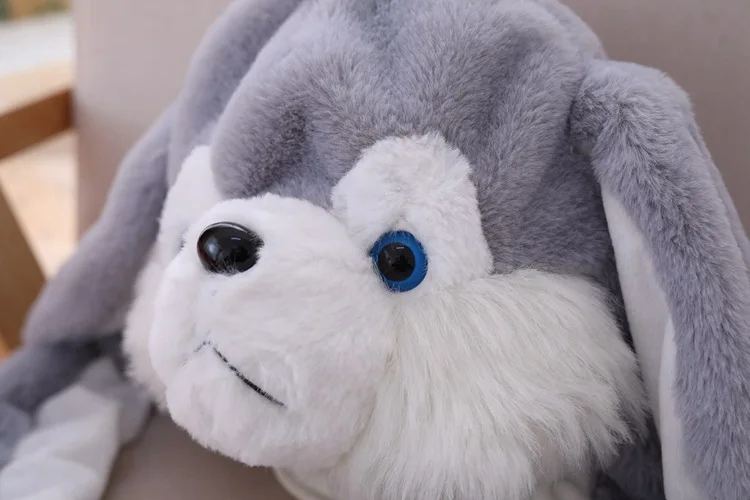 Горячая ухо будет перемещать Husky головной убор шляпа плюшевые игрушки-обработка настраиваемый логотип рекрутов агентов