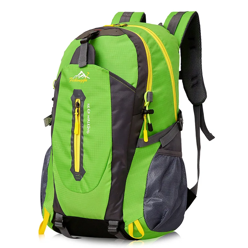 Vilead 40L Polyester Outdoor Shoulder Bag Waterproof Travel Camping Hiking Backpack Men Women Sports Adjustable Carrying Bag