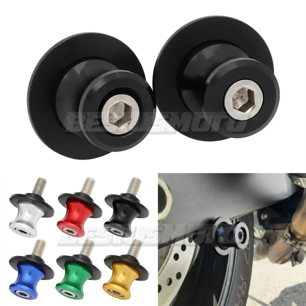 Шпули для мотоцикла M8 Swingarm винты Слайдеры Suzuki GSR 400 600 750 GSX650F GSX1250FA GSF 1250/1200 N/S Bandit