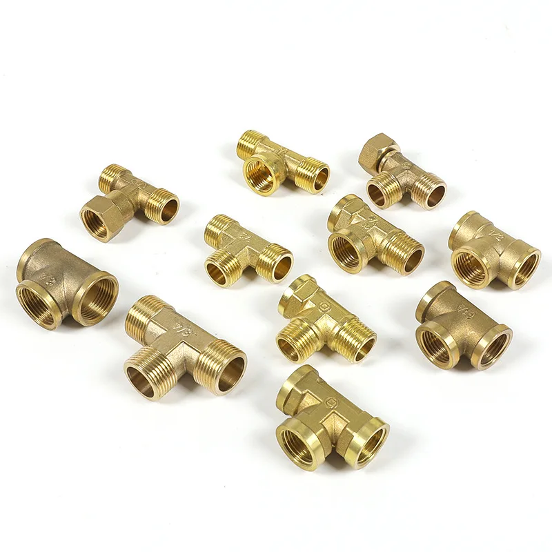 Pneumatic Brass Pipe fitting Male-Female Thread conversion connect 1/8