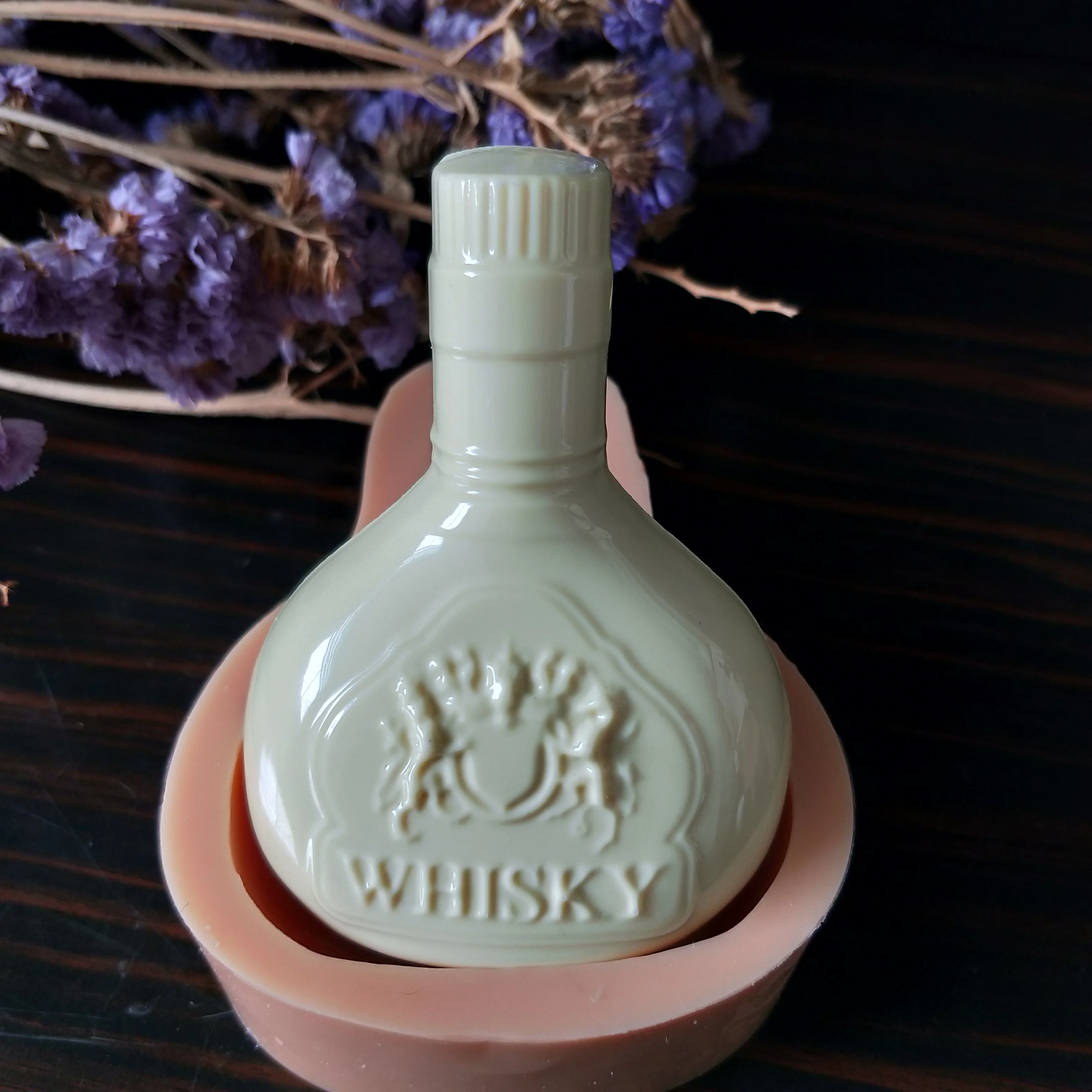 QT0198 PRZY силиконовая форма для помадки вина бутылки мыла глины смолы гипса