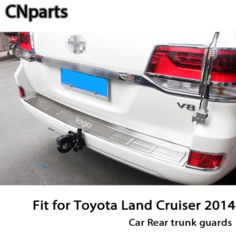 

Auto Parts For Toyota Land Cruiser 2014 Auto Car Rear Trunk Door Bumper Anti Scratch Strips Accessories