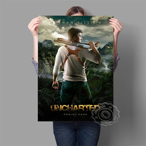 América do norte clássico filme uncharted personagem arte moderna casa  decoração da parede lona cartaz sala de estar quarto design pintura imagem  - AliExpress