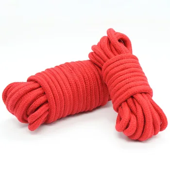 5m/ 10m/ 20m Cotton Rope Female Adult Sex products Slaves BDSM Bondage Soft Rope Adult Games Binding Rope Role-Playing Sex Toy 3