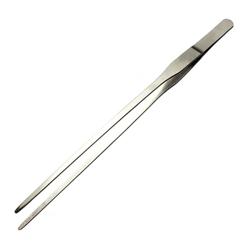 

Practical Durable Straight Stainless Steel Fish Tank Cleaning Tool Aquascaping Portable Accessories Water Plant Aquarium Tweezer