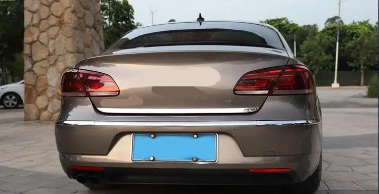 stainless steel Rear Trunk Door Handle Cover Tail Gate Trim Bezel Molding Styling for Volkswagen Passat CC 2010--