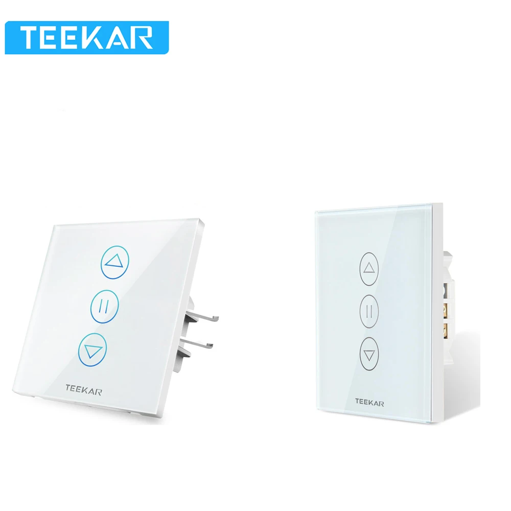 Teekar 3rd/4th Gen WiFi умный занавес переключатель Tuya Fr Электрический моторизованный занавес слепой рольставни работа с Alexa Google Home Teekar 3rd/4th Gen WiFi умный занавес переключатель Tuya Fr Электрический моторизованный занавес слепой рольставни работа с Alexa Google Home