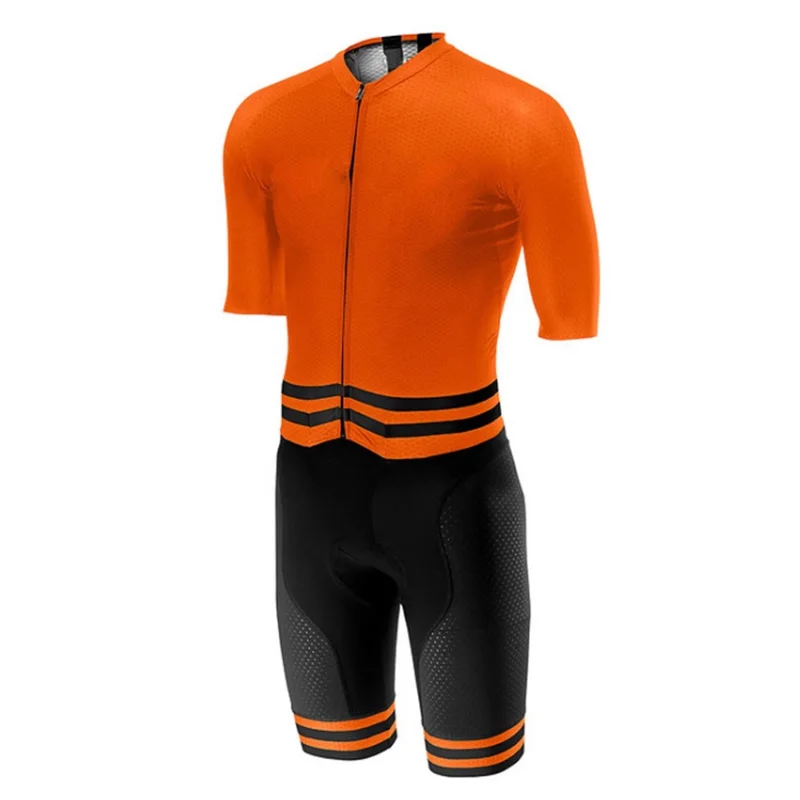 Blank color Cycling Jersey Set Summer Cycling Clothing Suit MTB Mountain Bike Clothing Racing Bicycle Clothes Suit - Цвет: men cycling suit
