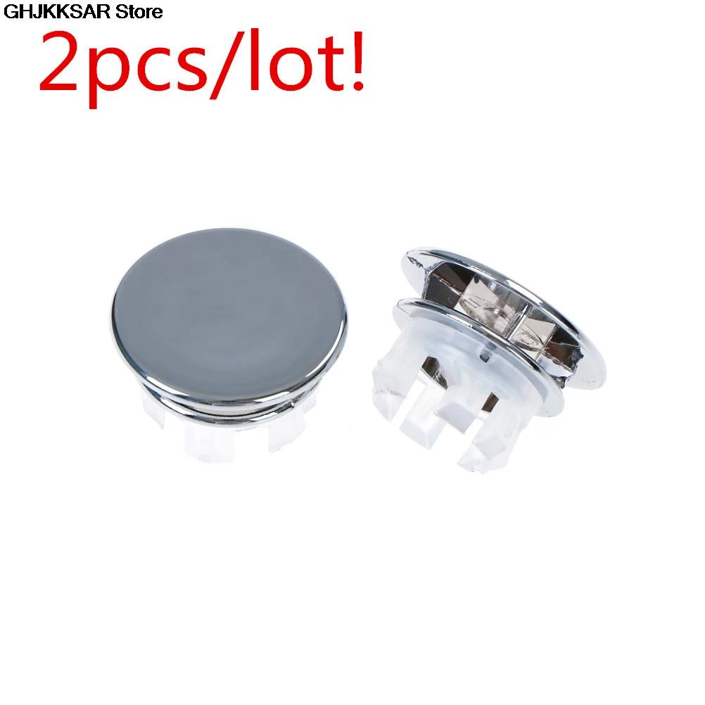 New 2pcs/lot Basin Sink Round Overflow Cover Ring Insert Replacement