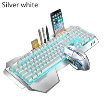 K680 перезаряжаемая беспроводная клавиатура, мышь, набор, игровая клавиатура с подсветкой, Игровая клавиатура, игровая мышь