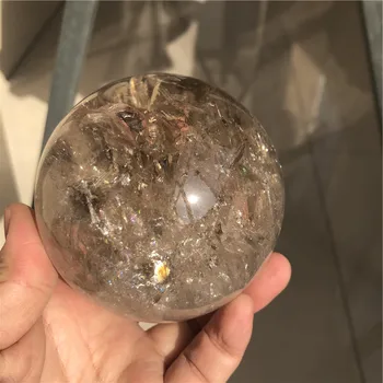 

0.76kg High Quality Natura Smoky Quartz Sphere Smoky Crytal Ball For Decoration