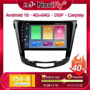 

Android 10.0 Head Unit 4G Car Radio Multimedia Video Player Navigation GPS For Nissan X-Trail XTrail T32 Qashqai J11 T31 J10