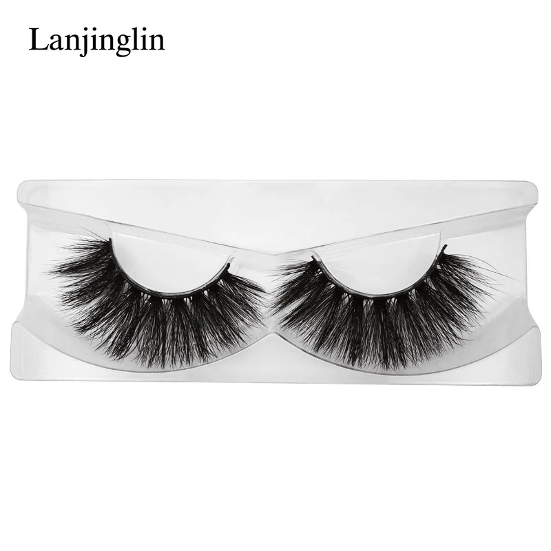 LANJINGLIN 1 комплект клей для ресниц 1 пара накладных ресниц для наращивания норковые ресницы натуральный 1 коробка клей Искусственные ресницы#60G4