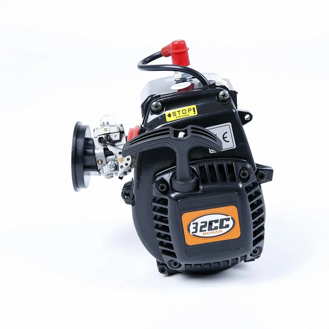 

32cc Single-cylinder Two-stroke 3.24 Hp Four-Point Fixed Easily Starting Engine for 1/5 Rovan HPI KM RC Car - High-end Version