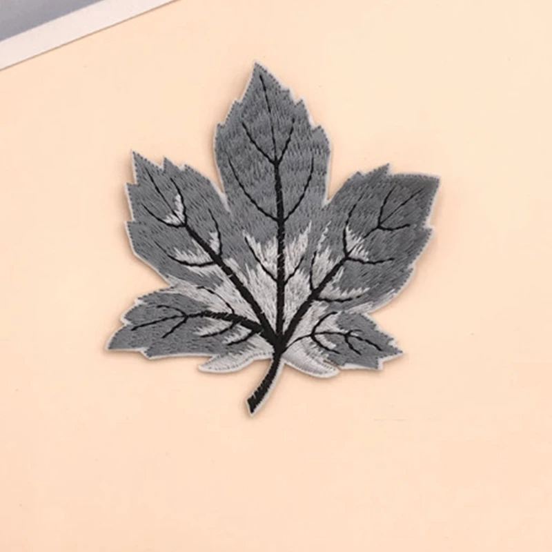 

9 Piece Multicolor Maple Leaf Sew/Iron On Appliques Embroidery Patches for Clothing Art Crafts DIY Badge Stickers Decor