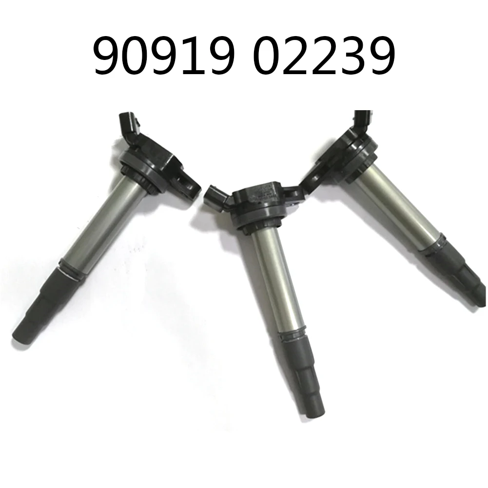 90919-02258 катушка зажигания практичная запасная часть для технического обслуживания черная прочная легкая установка прямая посадка авто Замена для Carola - Цвет: 90919 02239