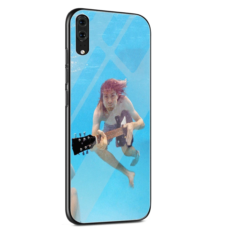Стеклянный чехол для huawei P30 P20 P10 Y9 Y6 mate 20 Pro Lite P Smart Honor 7A 8X9 10 чехол Nirvana Kurt Cobain - Цвет: G6