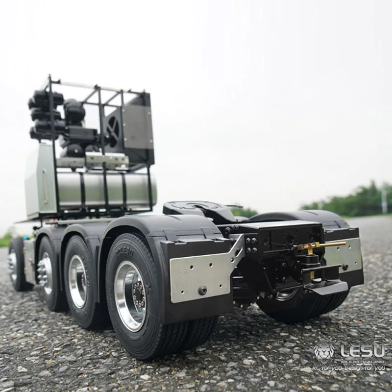 

Металлическое шасси с дифференциальными осями LESU 8x8 для TAMIYA 1/14 RC Benz 1851 3363, трактора, модели автомобиля