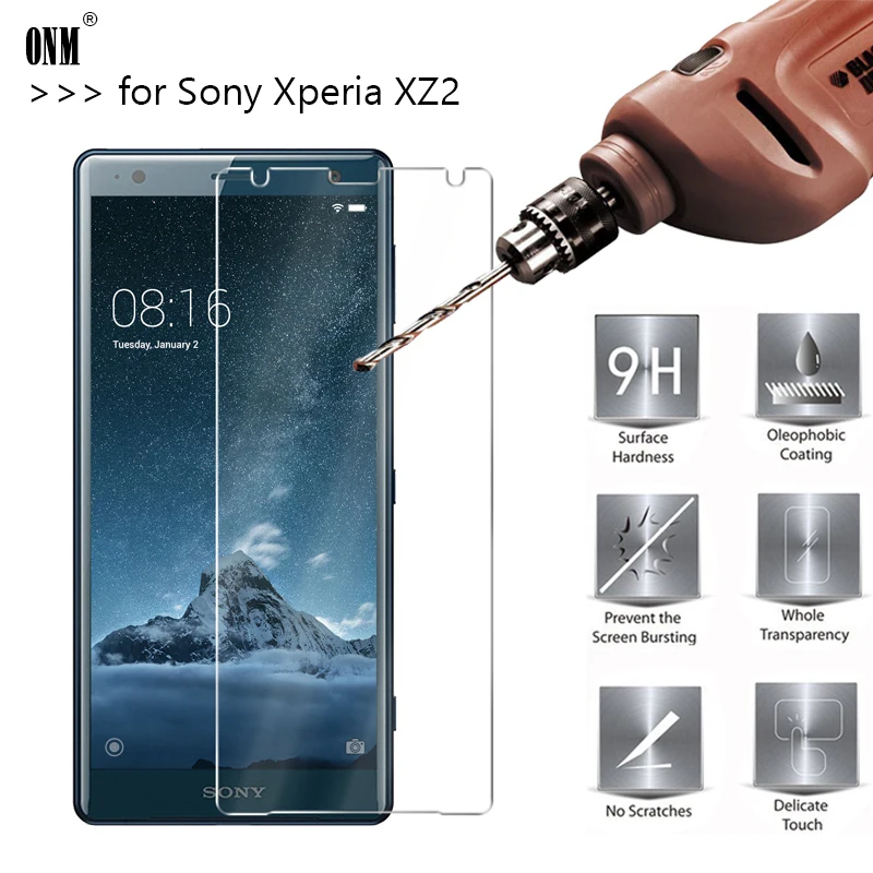 

2.5D 0.26mm 9H Premium Tempered Glass For Sony Xperia XZ2 Screen Protector Toughened protective film For Sony XZ2
