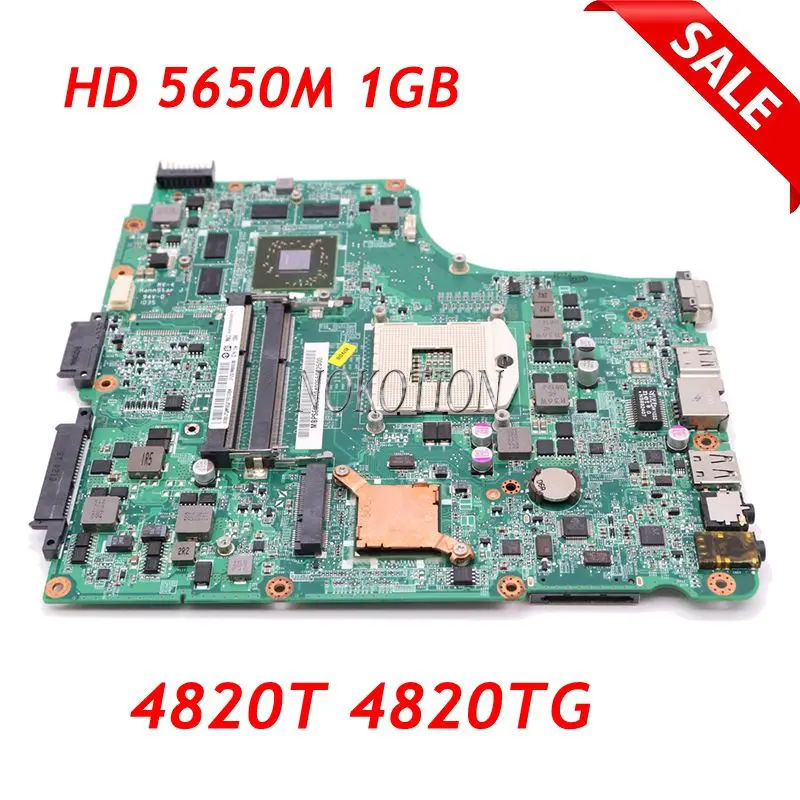 NOKOTION DA0ZQ1MB8F0 REV F MBPVL06001 MB.PVL06.001 для acer aspire 4820T 4820TG материнская плата HM55 DDR3 ATI