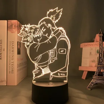 

Anime Light Naruto Shikamaru and Temari Lamp for Bedroom Led Night Light Anime Naruto Decor Nightlight Kids Child Birthday Gift