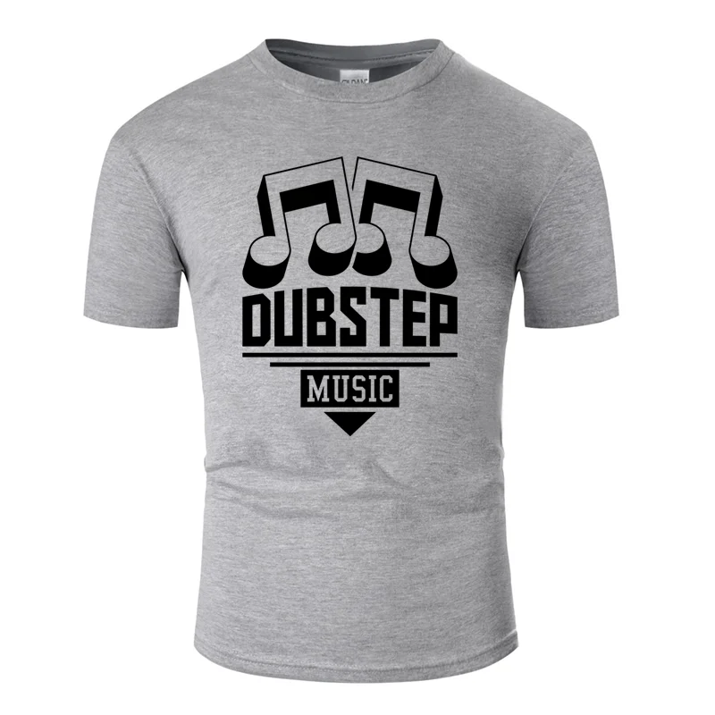 Индивидуальные dubstep музыка da1 футболка человек узор уличная Мужская футболка хлопок большой размер S~ 5xl хип хоп Топ - Цвет: Men-Gray