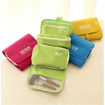 

2020 New Multifunctional Fashion Trend Outdoor Travel Essential Three-in-one Foldable Wash and Makeup Storage Bag
