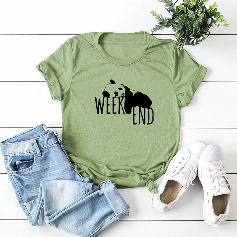 Женская Повседневная хлопковая Футболка Anself с надписью Peace Love Vegan футболка