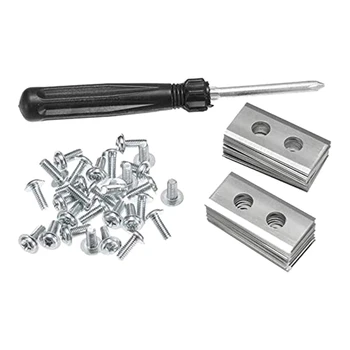

New 30PCS Spare Blade Knife for Mower Robot 0.9MM + Screwdriver Screws