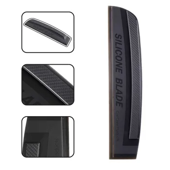 

Windshield Blade Window Black Car Wash Wiper Plate Glass Cleaning Bodywork Silicone Brush Water Squeegee Soft Tool