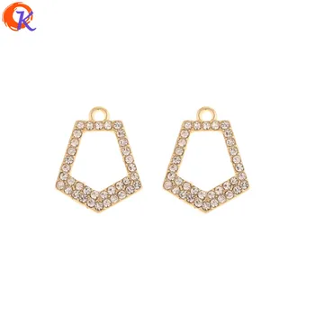 

Cordial Design 50Pcs 16*20MM Jewelry Accessories/Charms/Earring Findings/Geometry Shape/DIY Making/Hand Made/Rhinestone Pendant