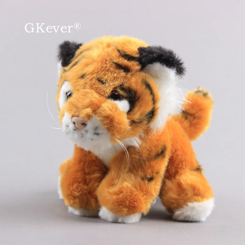 6 стилей моделирования мягкие животные тигр, плюшевые игрушки Подушка Peluche детские дети Рождество подарок на день рождения(желтый и белый - Цвет: yellow Height 15 cm
