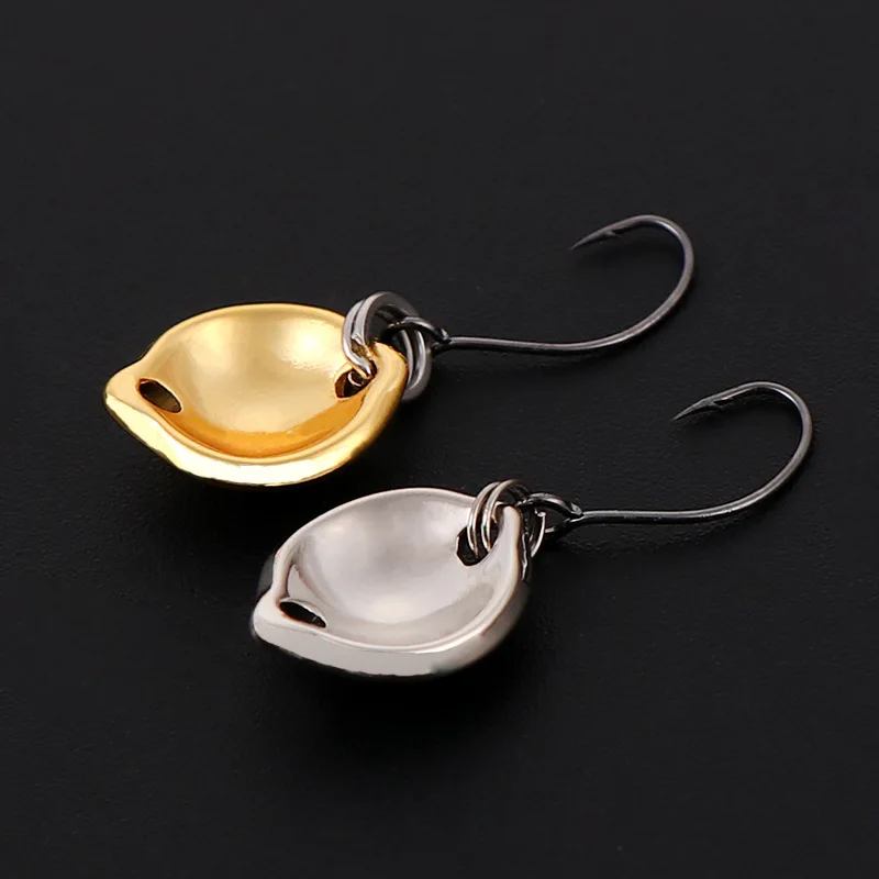 2 шт./лот 1 8 г мини металлические ложки приманка Спиннер Вибрирующая для джиггинга