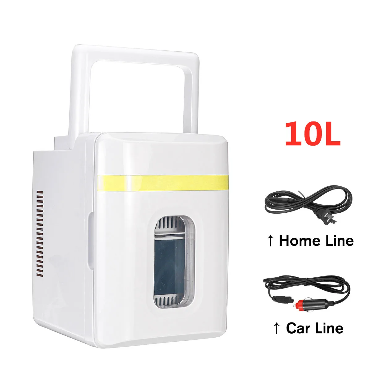 

10L Home/Car Refrigerators Compressor Freezer Cooling Heating Box Machine Fridge Mini Freezer Fridge Mini Portable Travel Use