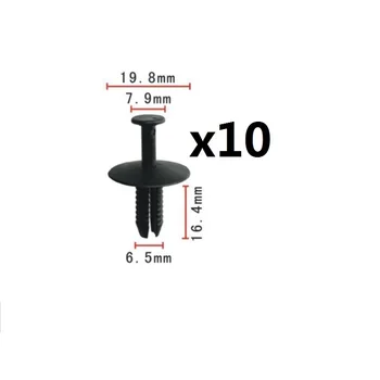 

10 X FOR BMW E32 E34 E36 E38 E39 E46 X5 Z3 Z4 Z8 PUSH RIVET BUMPER TRIM CLIPS
