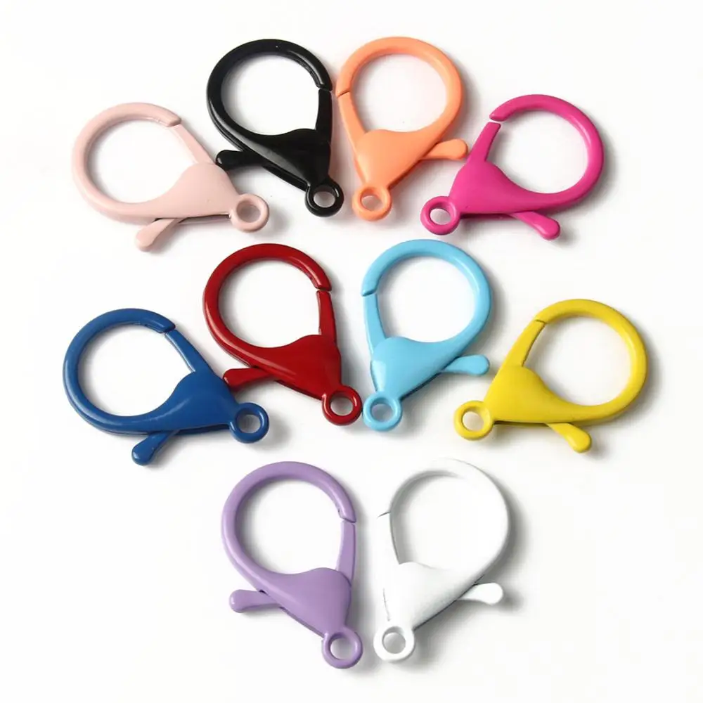 10pcs Colorful Metal Buckle Snap Hook Lobster Clasp for DIY Mask Chain Eyeglasses Accessories Handmade Jewelry Making Wholesale | Украшения