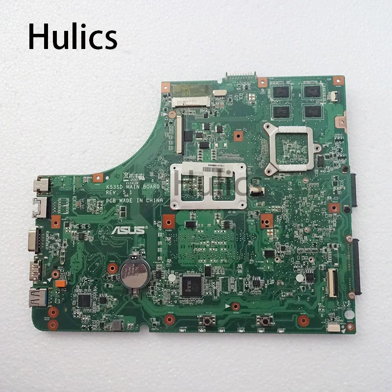 Hulics оригинальная материнская плата для Asus K53E K53SD REV 5,1 основная плата