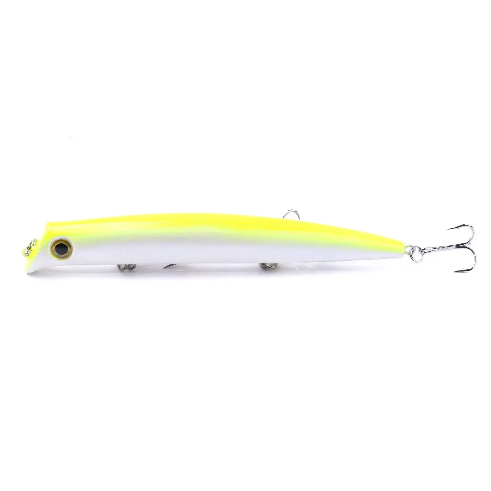 10pcs 12CM 17G Fishing Lure Floating Popper LipLess Minnow Sea Hard Bait Strong Hook Wobblers pesca | Спорт и развлечения