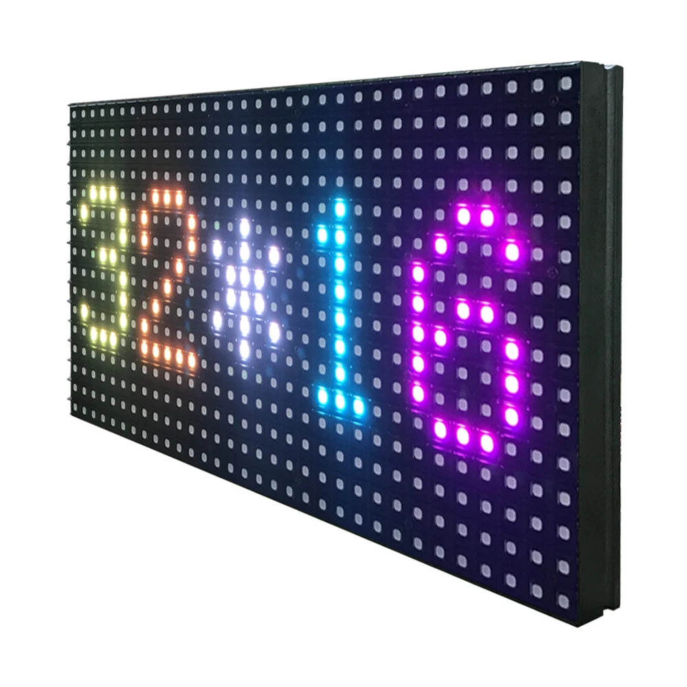 Уличный светодиодный SMD модуль P8mm SMD3535 32x16 пикселей Панель экрана Размер модуля: 256