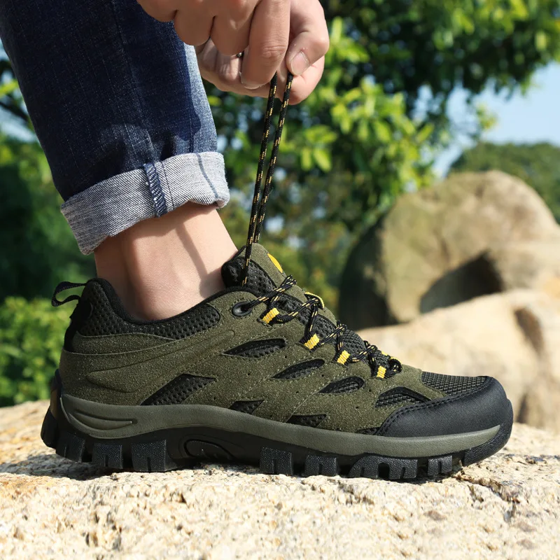 

New Style Autumn And Winter MEN'S SHOES Outdoor Mountain Climbing Sports Shoe Men's Hiking Trail Running Shoes Men's Sneakers Ca