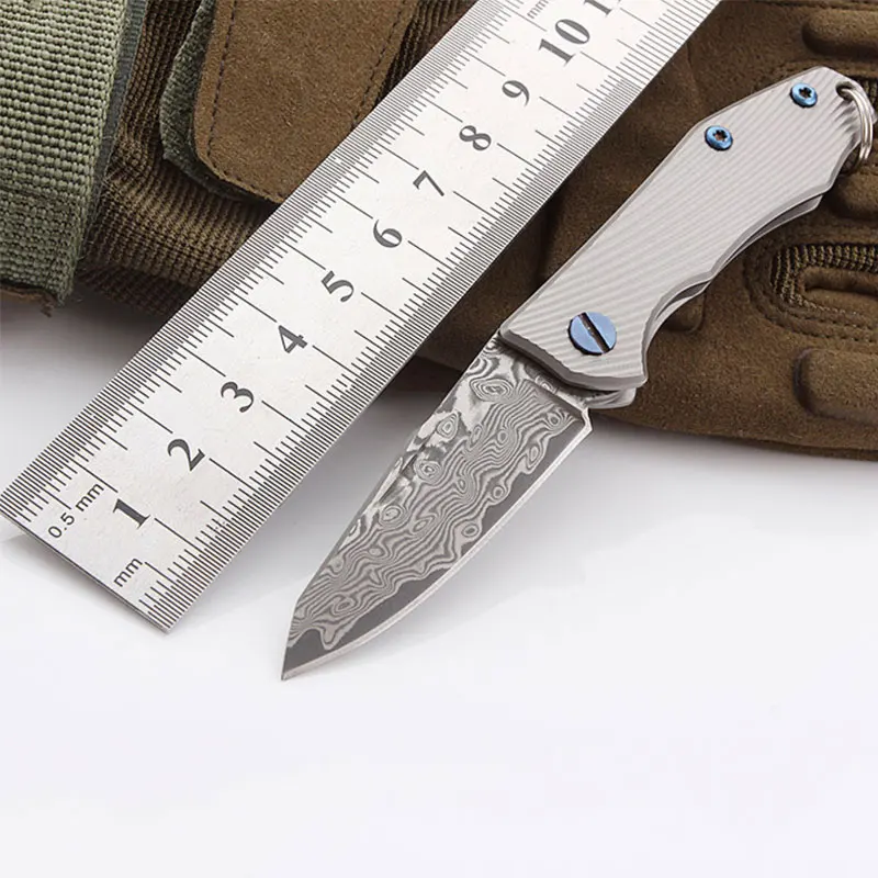 BINOAX EDC дамасский складной нож Карманный Походный охотничий Открытый Ножи