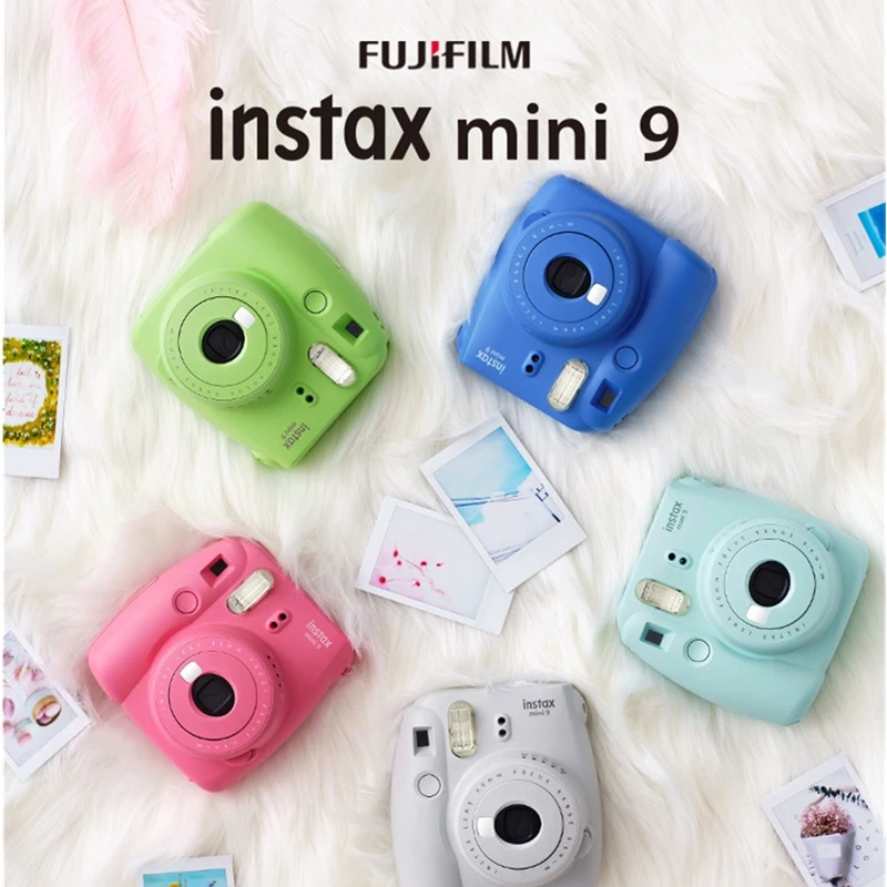 Fujifilm Instax polaroi Mini 9 мгновенная камера instantanea фотокамера романтический подарок видеокамера fotografica цифровая