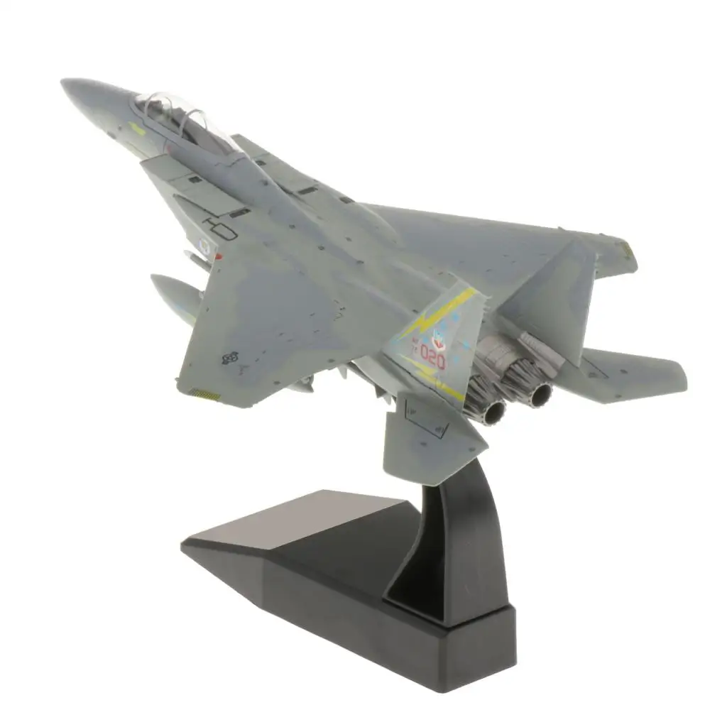 F-15 Eagle Aircraft Model 1/100 Diecast Airplane Fighter Hot Toy Collectible Helicopter Kit Fighter Jet Alloy Fighter Aviation P