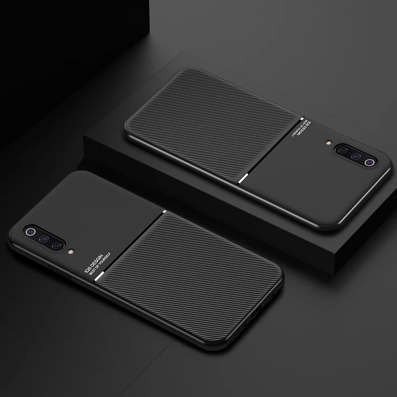 Frosted Anti-fingerprint Magnetic Case For Xiaomi Mi 9 Se Soft TPU Cover on Redmi 9A 9C NFC Note 9T 9S Pro Max Mi9 lite Mi9t 9se