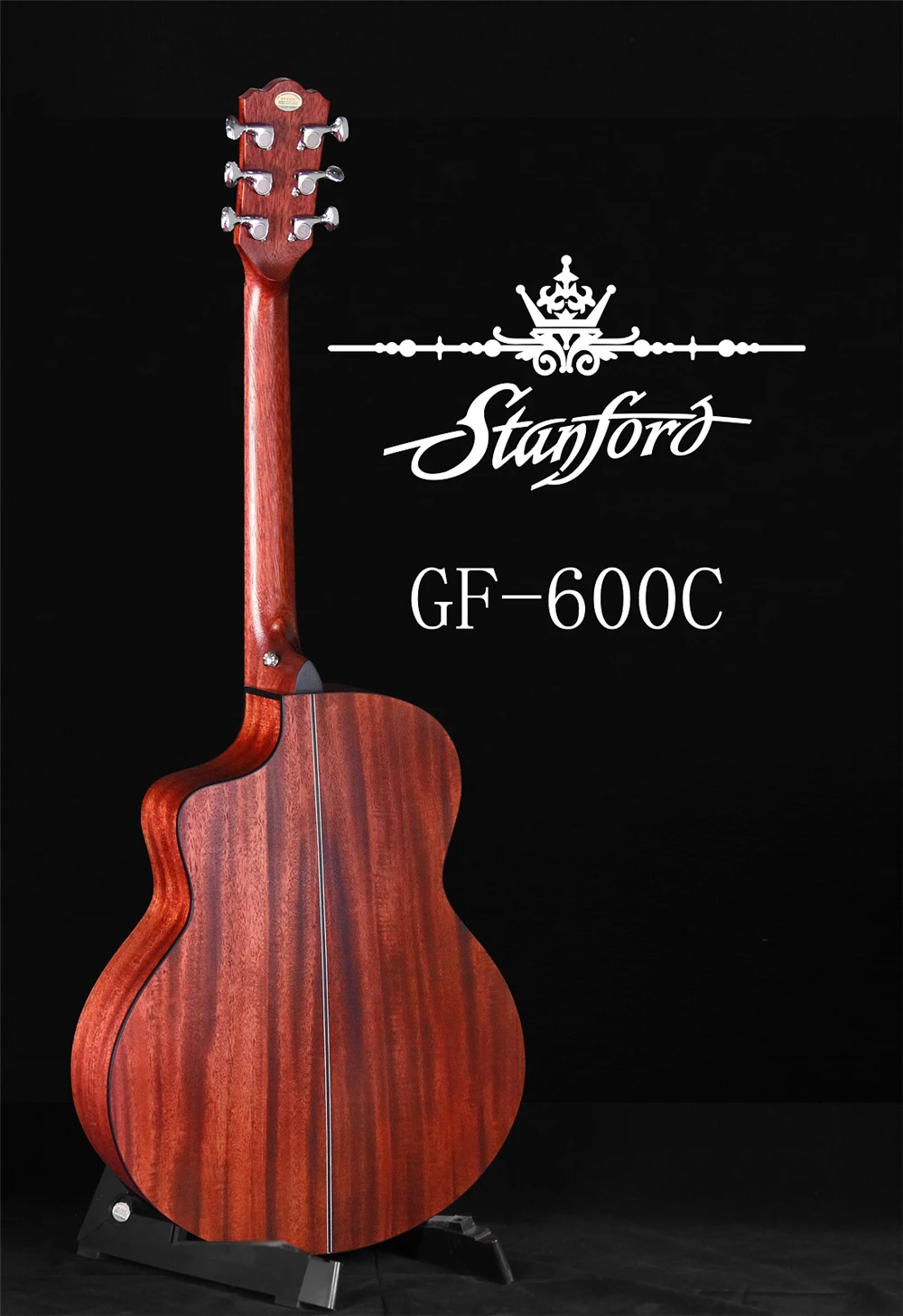 ST. PAUL GR-600 GF-600 Акустическая гитара из цельного дерева, акустическая электрогитара
