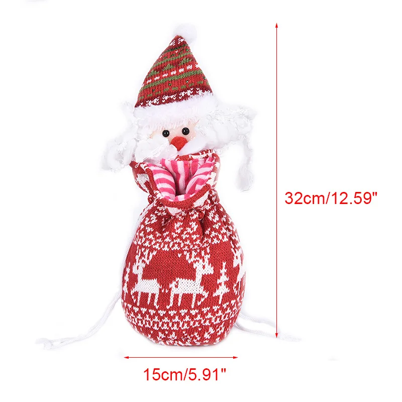 Santa Claus Snowman Elk Christmas Candy Packaging Apple Box Decoration Christmas Decorations for home Christmas Gift - Цвет: Oldman