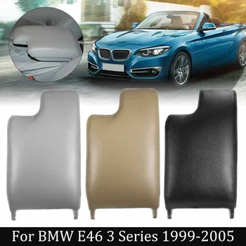

Leather Car Armrest Center Console Lid Cover for BMW E46 3 Series 1999 2000 2001 2002 2003 2004 2005 Left Hand Driver