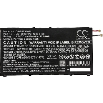 

Cameron Sino 4200mAhBattery For Sony SGP611 SGP612/W SGP621 SGP641 SOT22 Xperia Tablet Z3 Compact Xperia Z3 Compact 8,1286-0138
