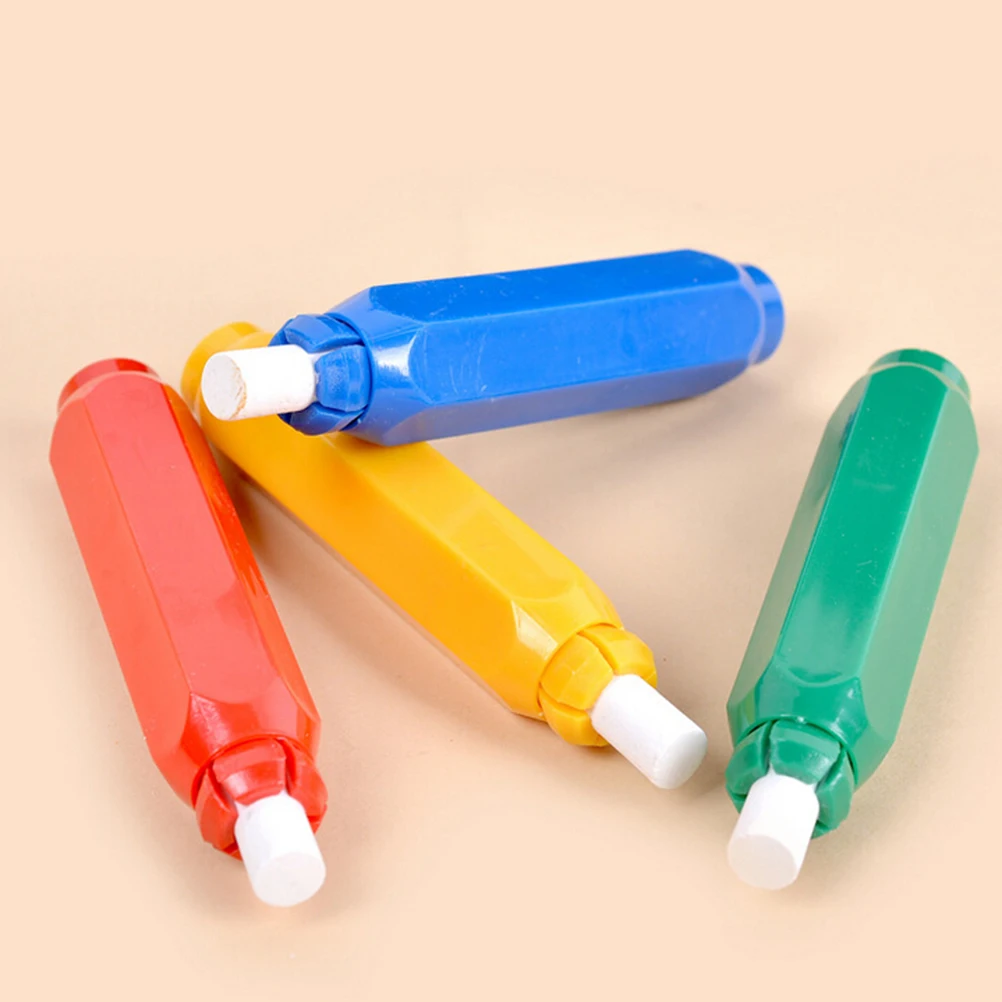1pc Dustless Chalk Holders Non Dust Clean Teaching On